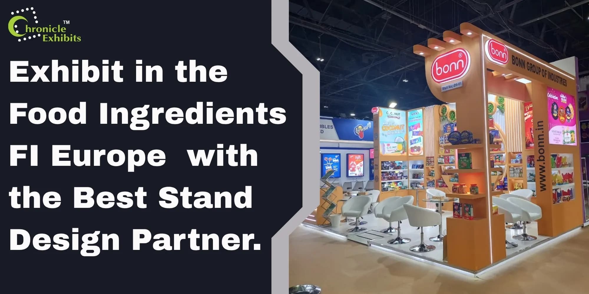 Exhibit in the Food Ingredients FI Europe 2023 with the Best Stand Design Partner