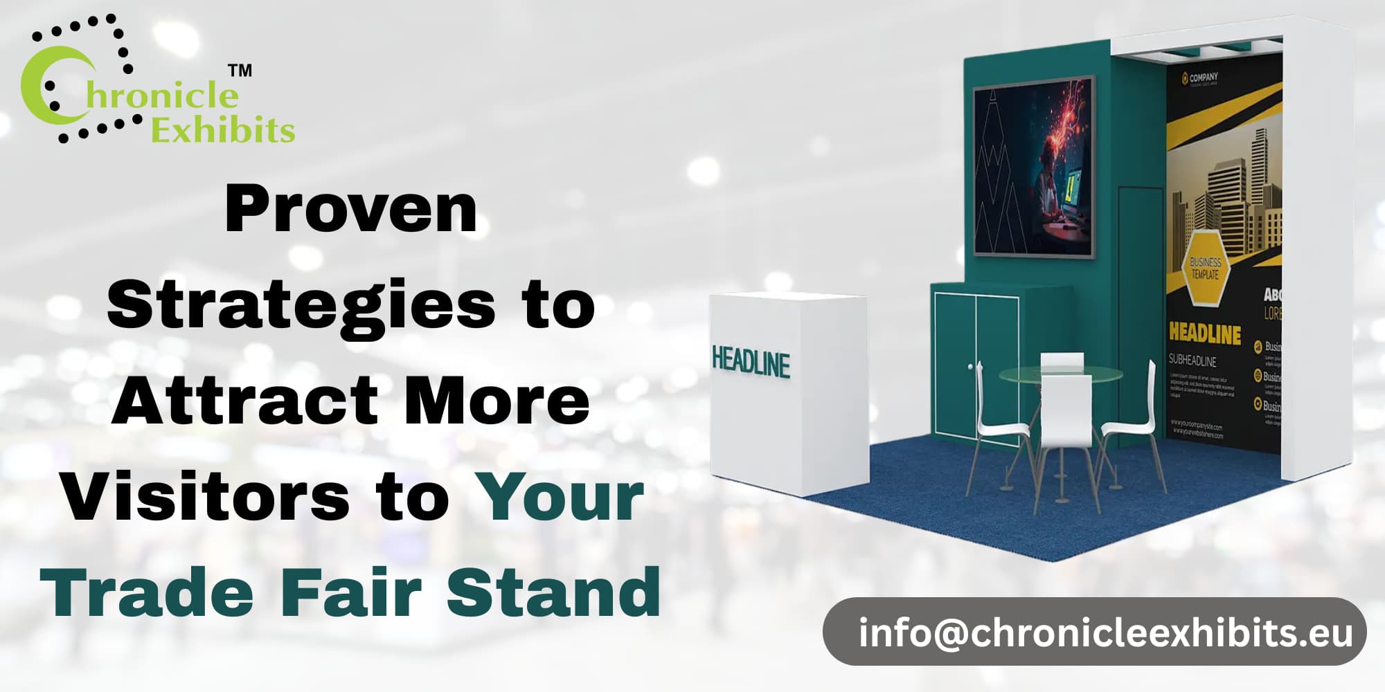 Effective Strategies for Drawing Crowds to Your Exhibition Stand at Trade Fairs
